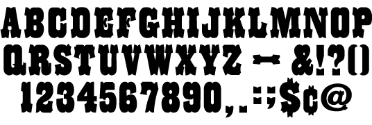Mallee Wooden Typeface